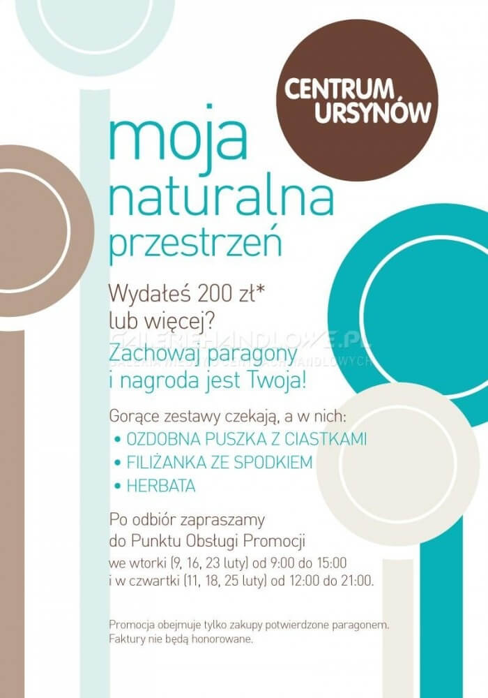 Nagrody za zakupy w Centrum Handlowym Ursynów