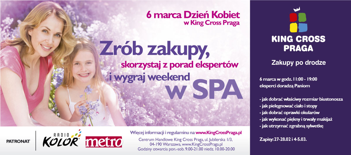 Atrakcje i promocje w Dniu Kobiet – King Cross Praga!