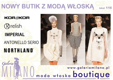 Nowy Butik z Modą Włoską w Centrum Handlowym Land