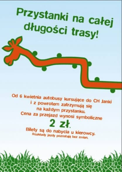 Autobusem na zakupy w CH Janki