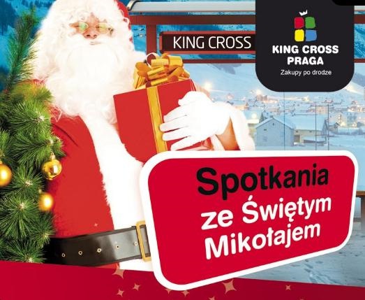 Święty Mikołaj w King Cross Praga