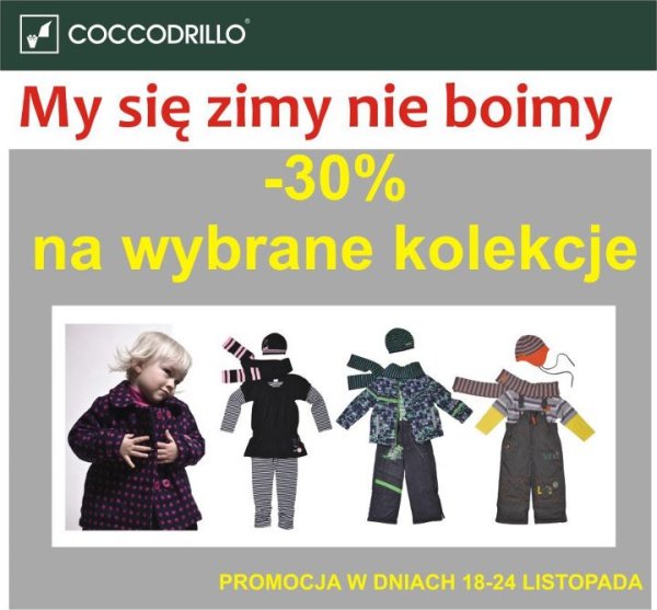 30% rabatu w Coccodrillo !!!