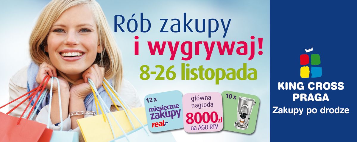 Rób Zakupy i Wygrywaj w King Cross Praga !!!
