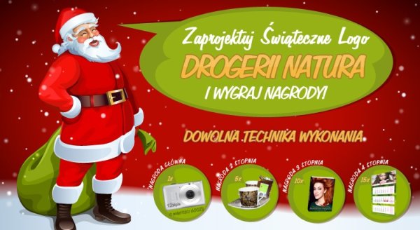 Zaprojektuj Świąteczne Logo Drogerii Natura!