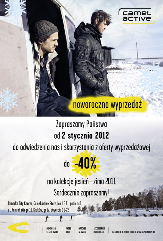 Noworoczne wyprzedaże w salonach camel active i Le Mac!