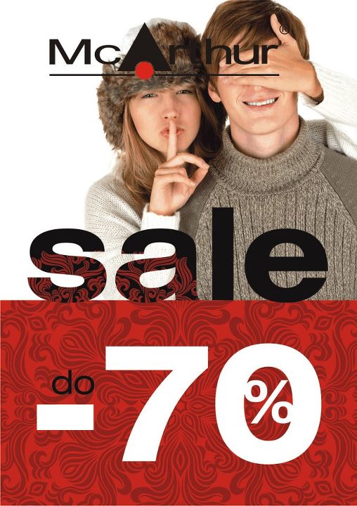 Do 70% rabatu w salonach McArthur!