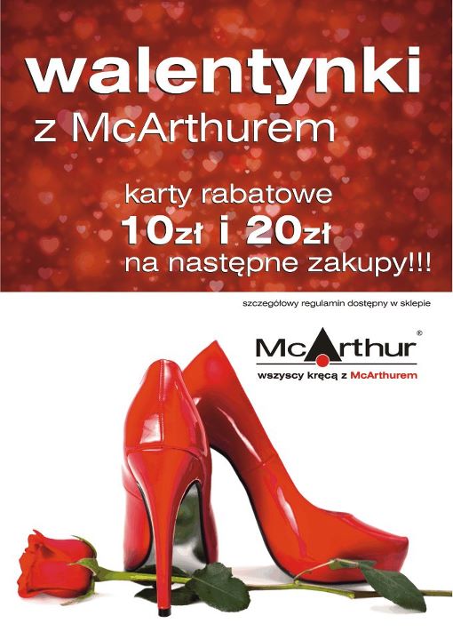 Karty rabatowe w prezencie od McArthur!