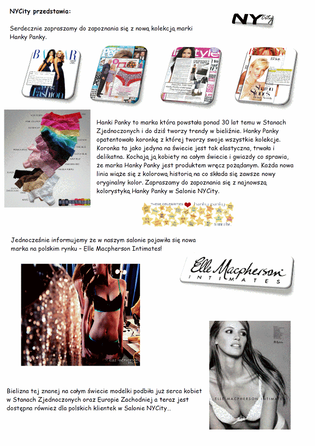 Nowości w NY City!