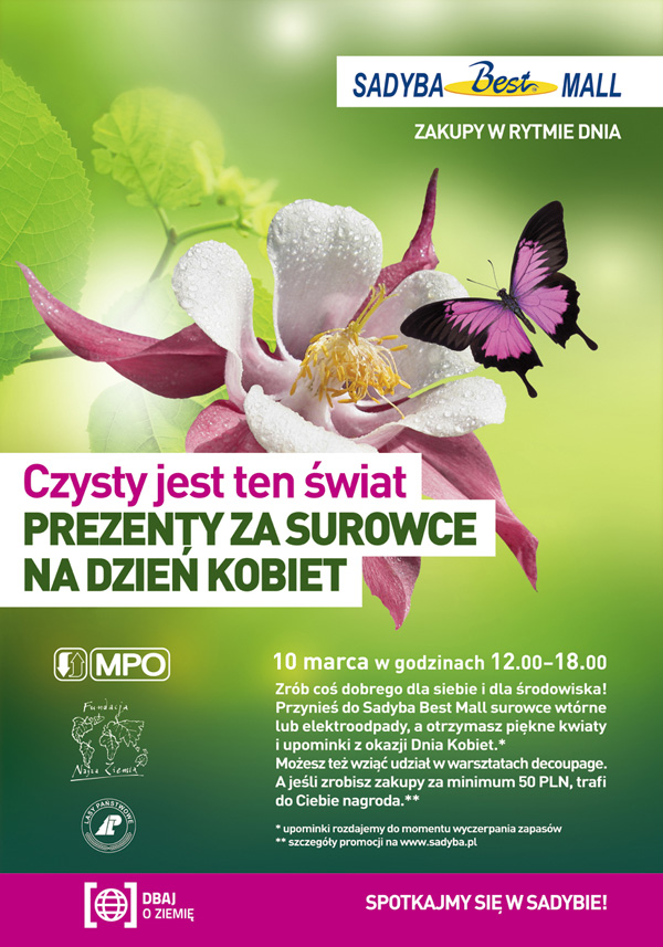 Czysty Jest Ten Świat! Prezenty za Surowce na Dzień Kobiet!