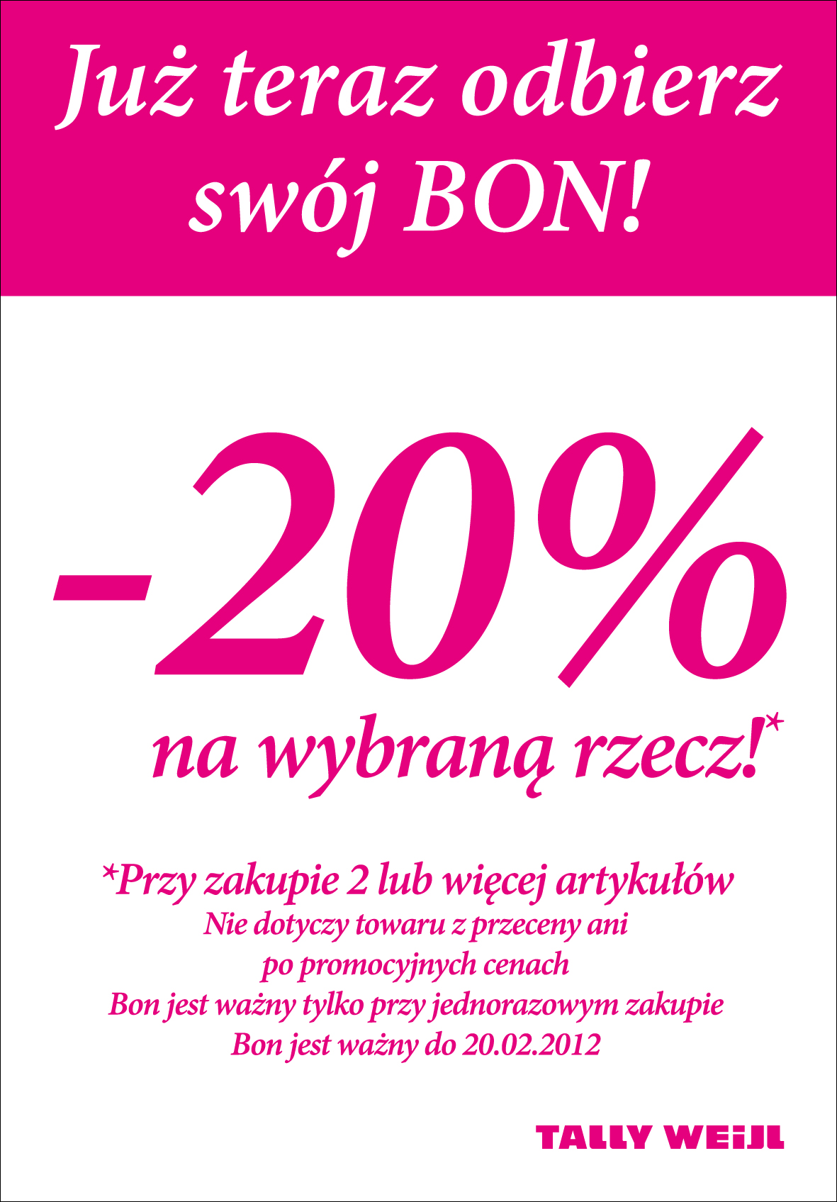 Super Akcja w Tally Weijl!