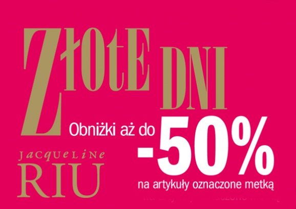 Złote Dni Jacqueline Riu