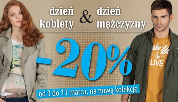 20% rabatu w sklepach Reporter