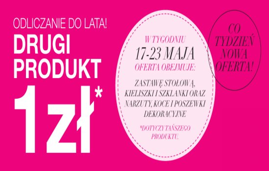 Drugi produkt za 1 zł w home&you