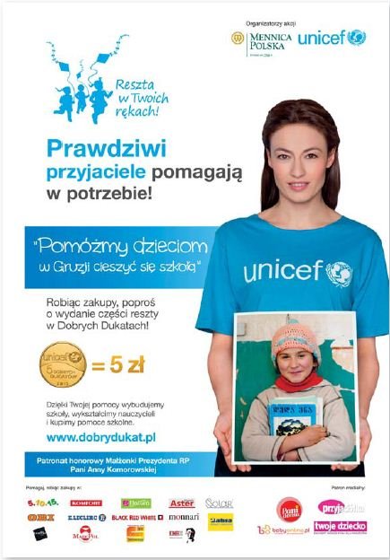 Komfort wspiera akcję UNICEF