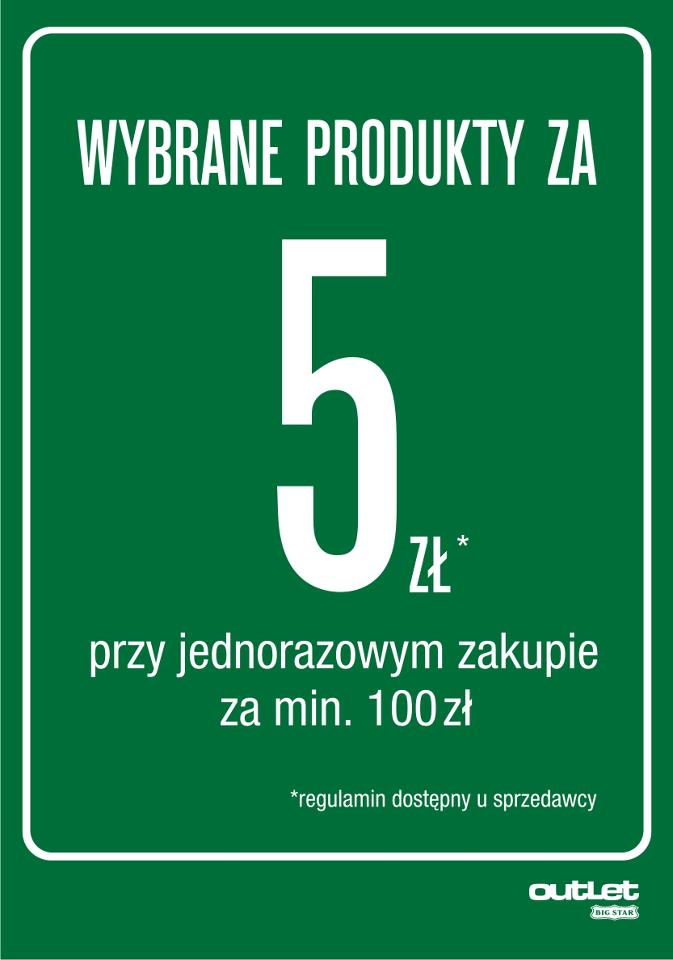 Wybrane produkty z kolekcji Big Star za 5 złotych!
