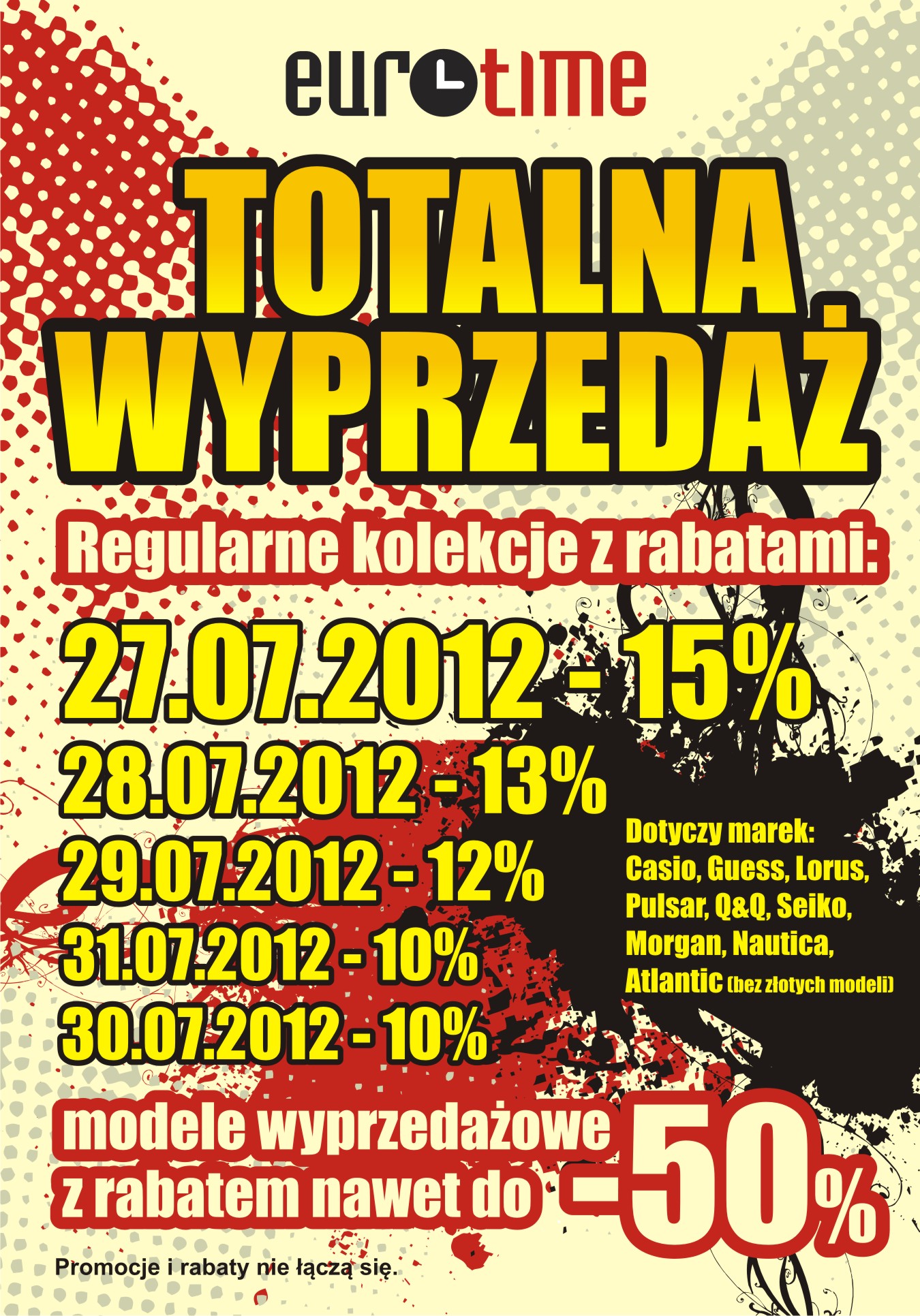 Totalna Wyprzedaż w Eurotime!