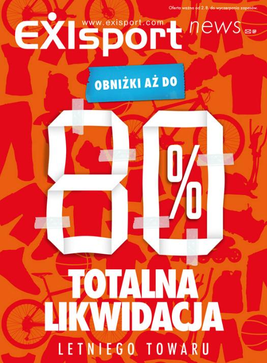 Obniżki aż do 80% w EXIsport