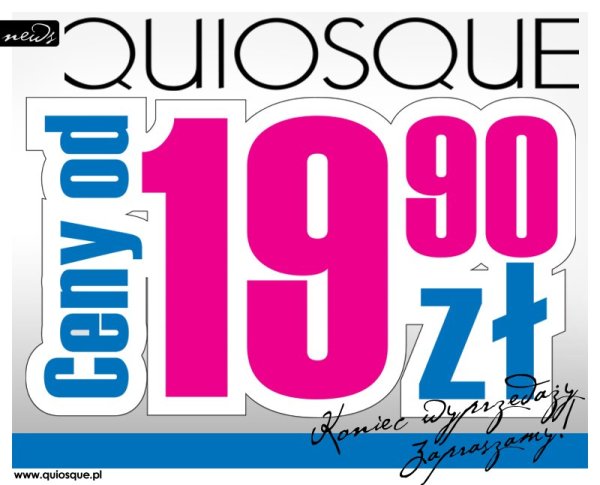 W Quiosque ceny już od 19,90 zł