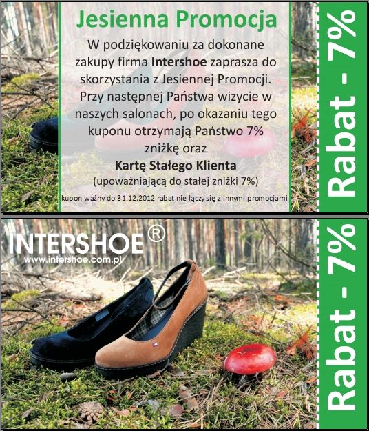 Jesienne promocje Intershoe