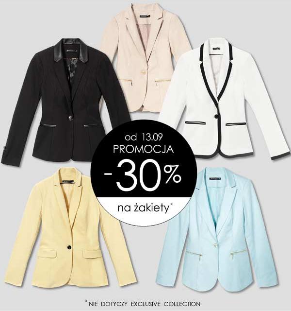 30% rabatu na żakiety Mohito