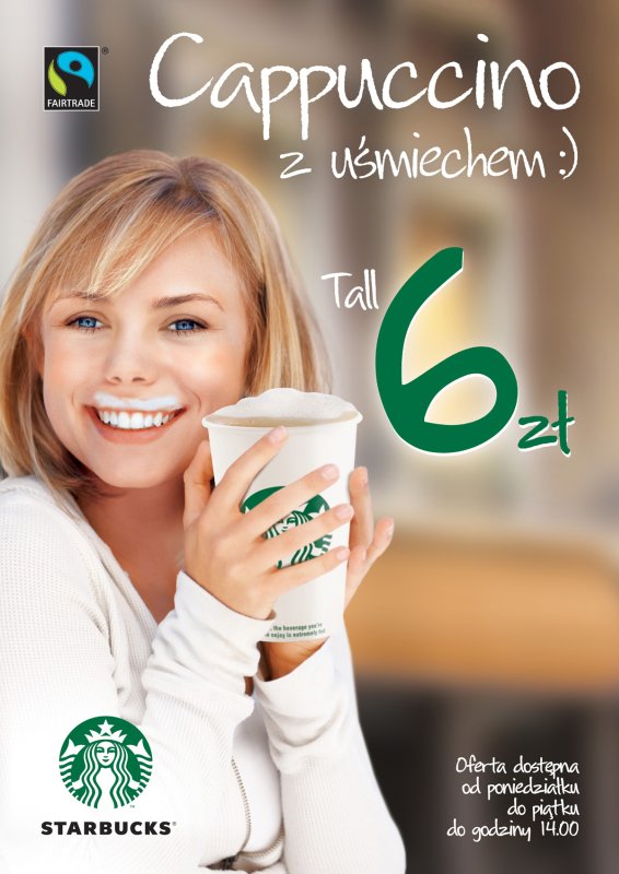 Starbucks zaprasza na pyszne Cappuccino już od 6 zł