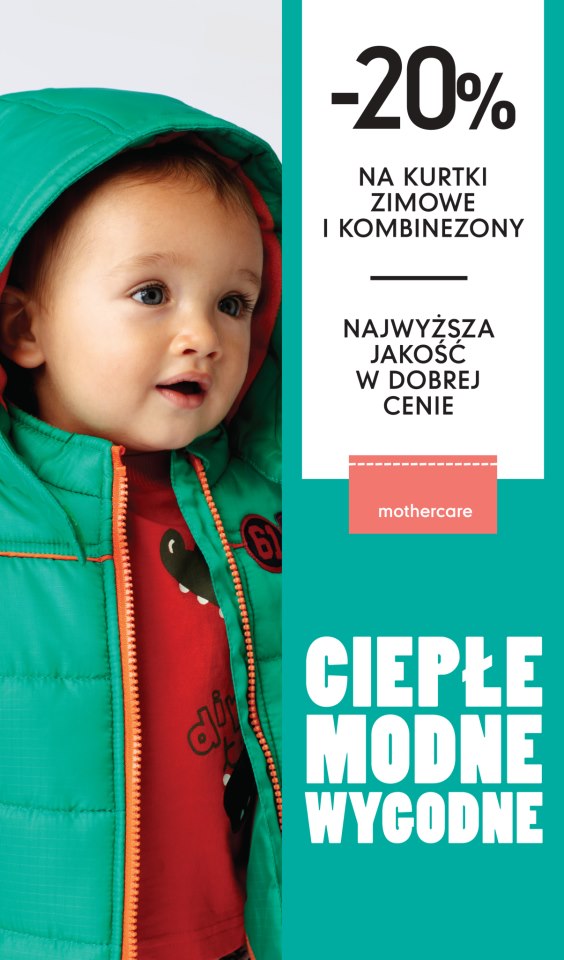 20% rabatu w Mothercare