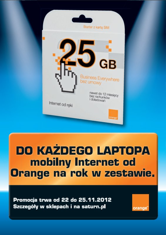 Mobilny Internet do każdego laptopa w sklepach Saturn