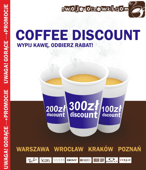 Wypij kawę, odbierz rabat w salonie Twoje Soczewki