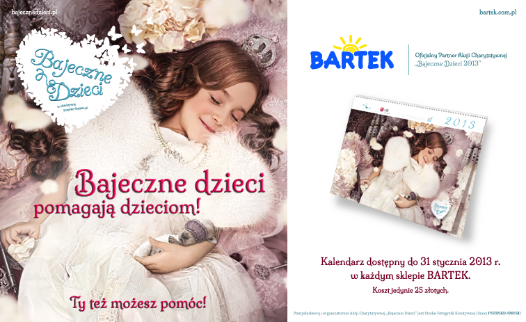 Kalendarz, który pomaga spełniać dziecięce marzenia dostępny w sieci BARTEK