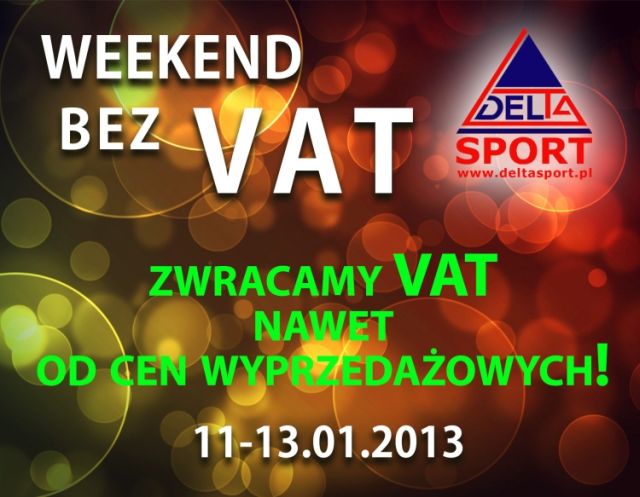 Weekend bez VAT w Delta Sport!
