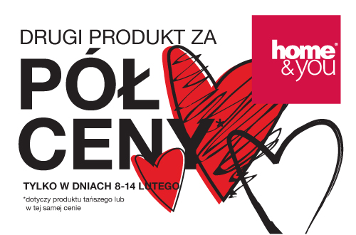 Home&You – Drugi Produkt za Pół Ceny!