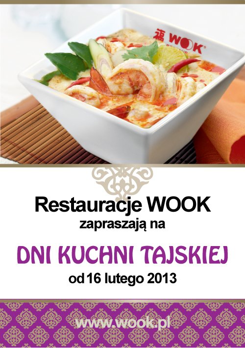 WOOK i Ambasada Tajlandii zapraszają na Dni Kuchni Tajskiej