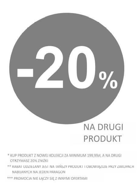 20% zniżki na drugi produkt z kolekcji Bata