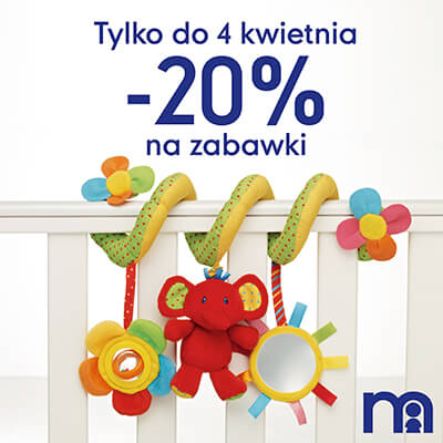 Do 20% rabatu na zabawki w Mothercare