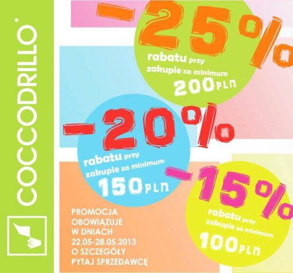 Rabaty w Coccodrillo do -25%