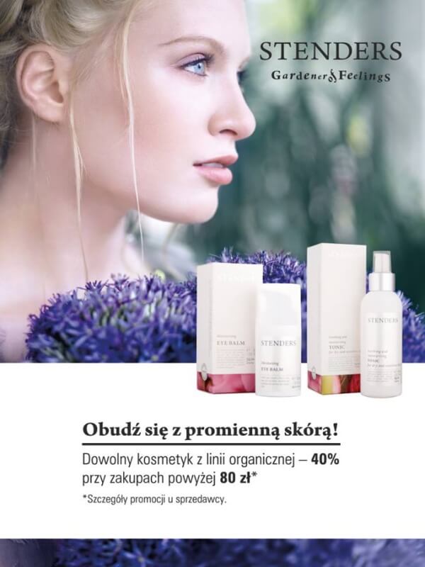 40% rabatu w sklepach Stenders